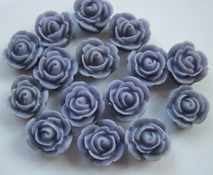 8 мм плоская задняя Мини Роза цветок из смолы Кабошон бусины для поделок ручной