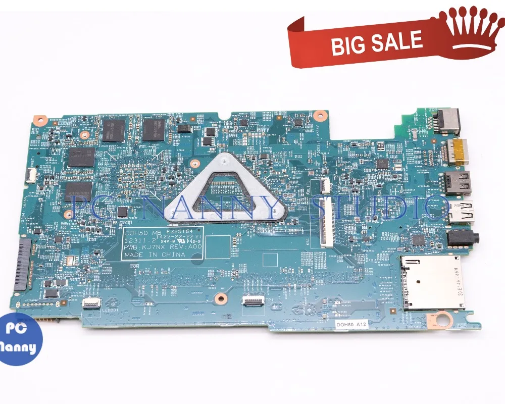 PCNANNY DOH50 MB 12311 2 KJ7NX CN 02KN1H 2KN1H для Dell Inspiron 15 7537 материнская плата ноутбука SR16z I7 4500U GT750M