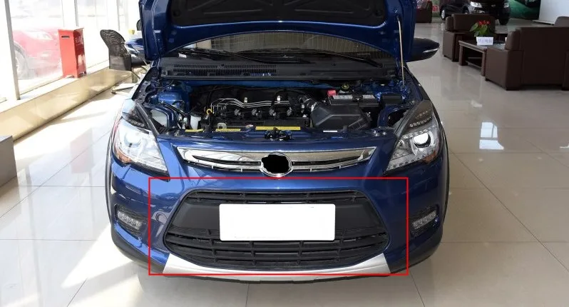 Передняя решетка бампера черная нижняя часть для Lifan X50 | Автомобили и мотоциклы