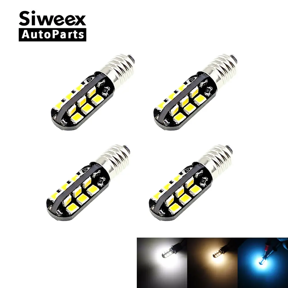 4 шт./лот E10 EY10 24 SMD 2835 Светодиодная лампа купольная постоянного тока 12 В белый