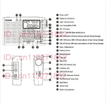 Full Band radio am Digital Demodulator TECSUN PL310ET Black Silver FM Stereo/SW/MW/LW World PLL DSP retro Radio hot sale ! | Электроника