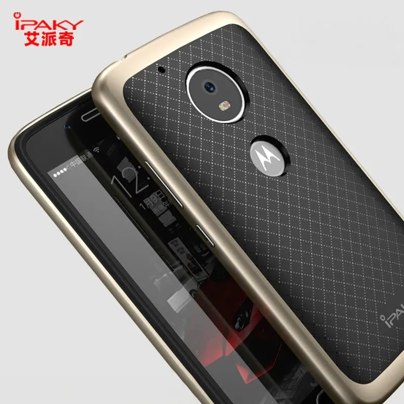 Оригинальный Чехол iPaky для Motorola Moto G5 модный армированный силиконовый чехол