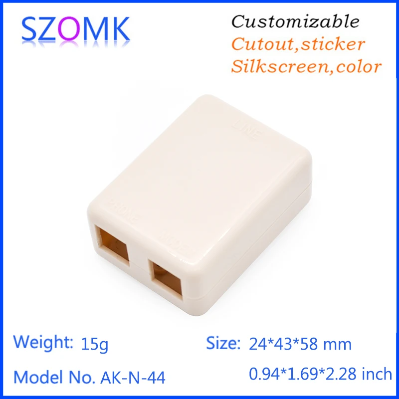 10 шт./партия пластиковые чехлы для электронных розеток|enclosures for electronics|enclosure