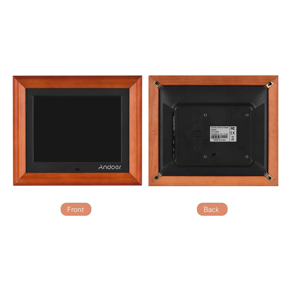 Andoer 8 дюймов Большой экран светодиодный цифровой фоторамки альбом 1280*800 HD поддерживает дистанционное управление музыкой/видео/календарем