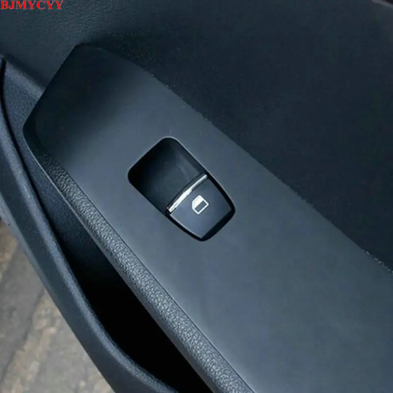 BJMYCYY наклеиваемого покрытия для автостайлинга из ABS 7 шт./компл. автомобильный стеклоподъемник кнопки украсить блестками для hyundai Solaris Verna автомобильные аксессуары
