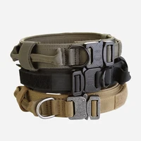 fashion nylon dog collar military comfortably and durable necklace for medium and big dog pet supplies accessories