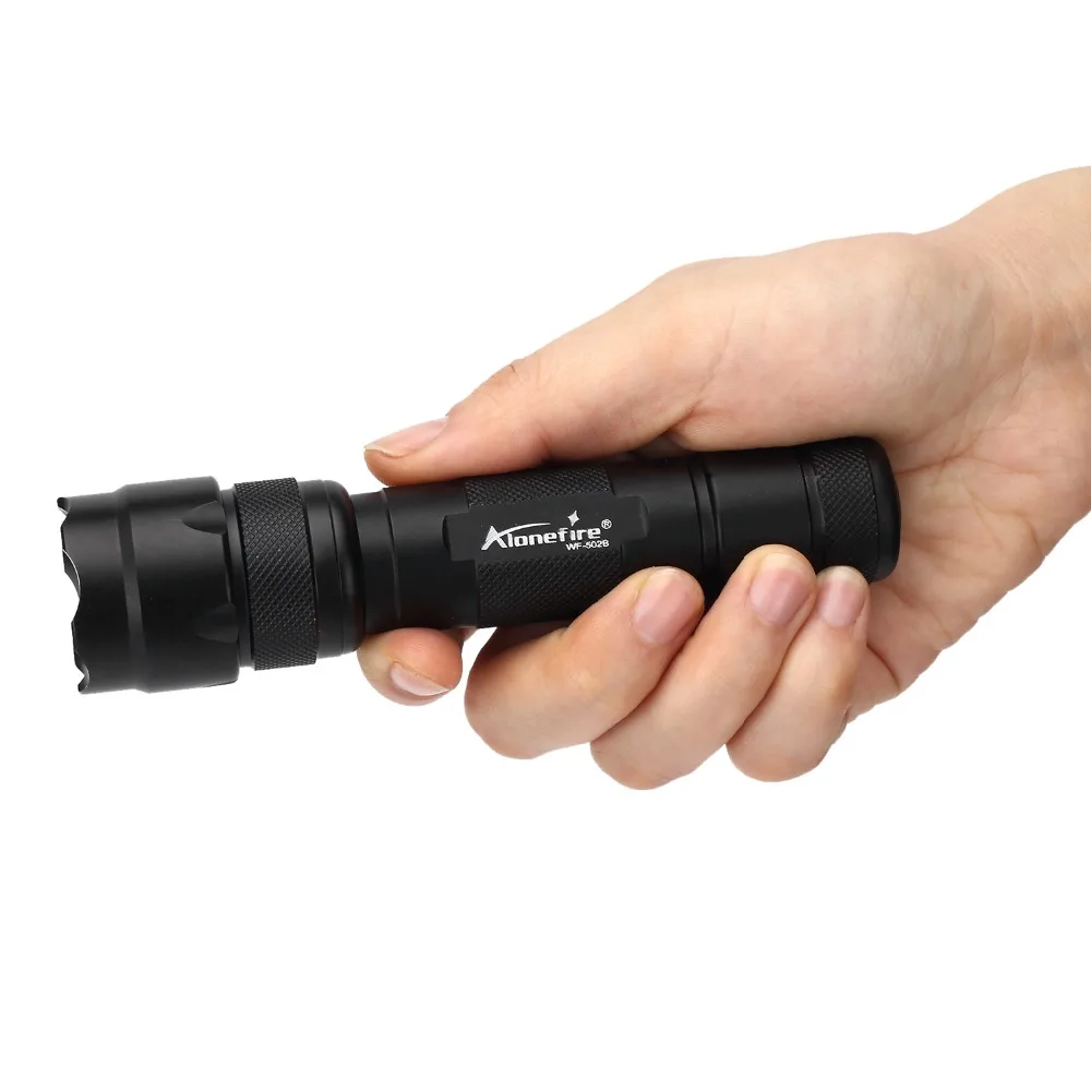 ALONEFIRE 502b 395 400nm Высокая мощность УФ светодиодный вспышка светильник руды id Деньги