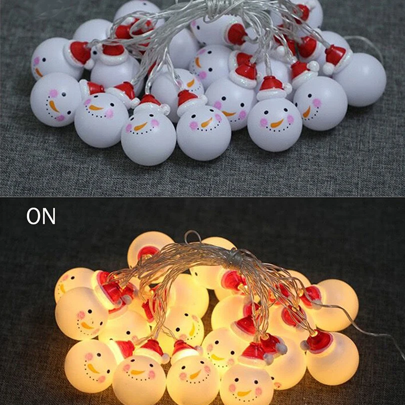 1,5 M 3M USB кабель с Снеговик led гирлянда Санта светодиодные рождественские светильник для дома и сада Крытый вечерние Свадебные Рождественские украшения светильник