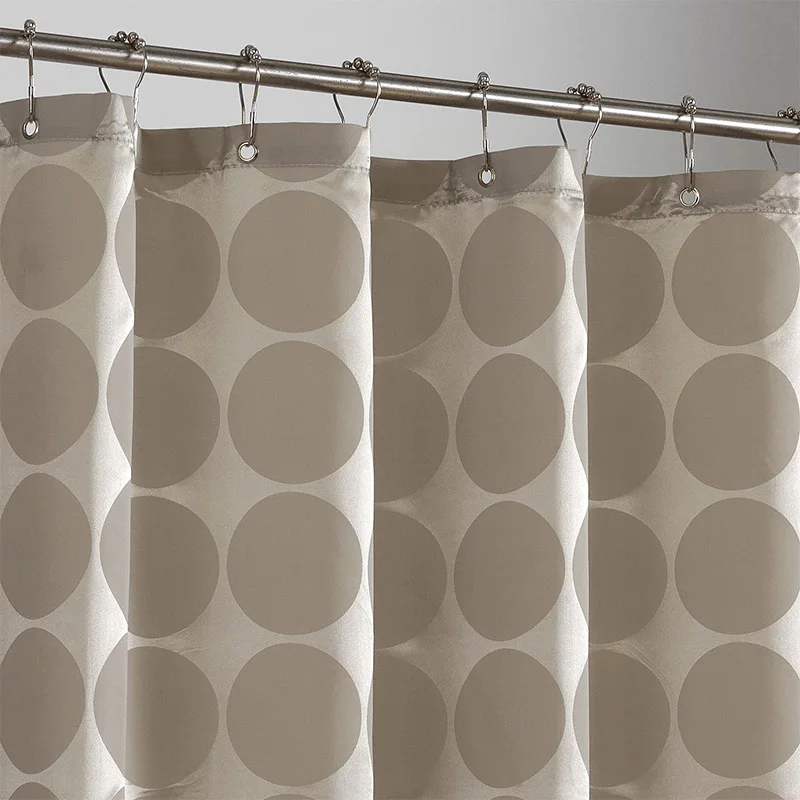 Simple Style High-Quality Polyester Cloth Shower Curtain Mocha Ball Spot Pattern Waterproof And Mildew Sanitary Insulati YL-09 | Дом и сад