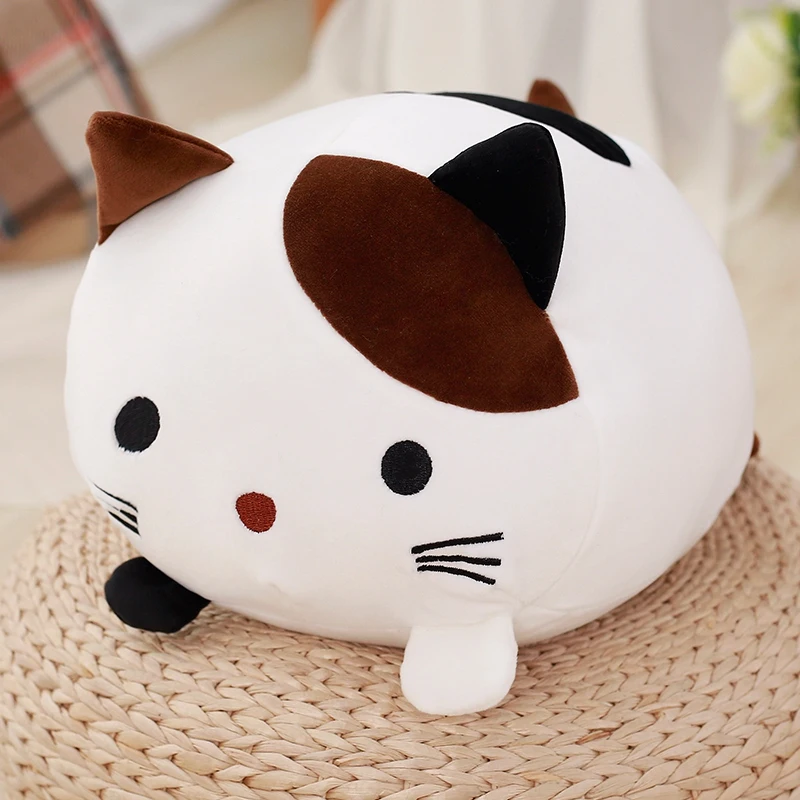 1pc 30cm Creative Kawaii Plush Cat Toys Soft Stuffed Down Cotton Pillow Cartoon Animal Kids Baby Doll Birthday Christmas Gift 30cm baby playing creative kawaii plush cat toys soft stuffed down cotton pillow cartoon animal kids baby doll birthday gift