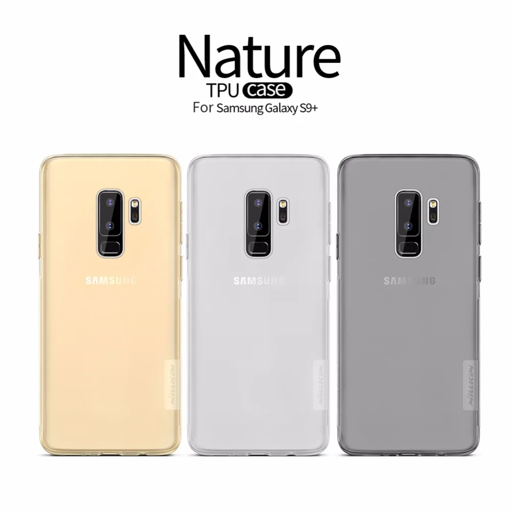 Чехол NILLKIN для Samsung Galaxy S9 + тонкий защитный мобильный телефон из ТПУ
