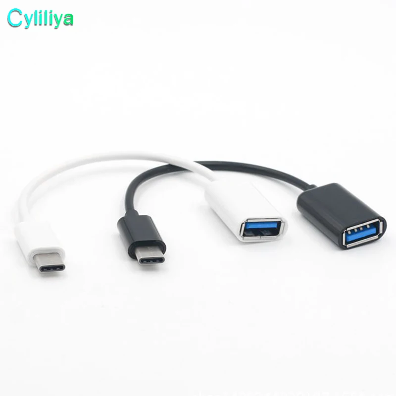 Новый адаптер для кабеля типа C OTG USB 3 1 Type-C папа к 0 A мама кабель передачи данных