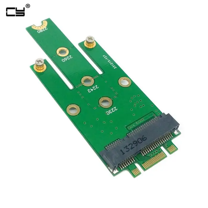M.2 NGFF PCI E 2 полоса золотого пальца Pin до 50 мм Mini PCIE mSATA 18 + 8 SSD жесткий диск