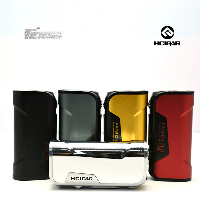 Оригинал HCigar VT75 NANO mod 75 Вт vape поле моды Evolv ДНК чипсы из США один 18650 батарея e