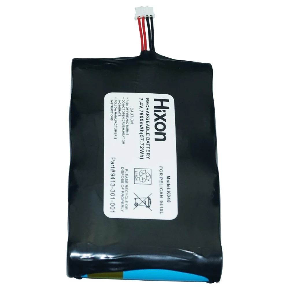 Hixon 7,4 V 7800mAh сменная батарея 18650 батарея для Пеликан 9410L светодиодный светильник/фонарь