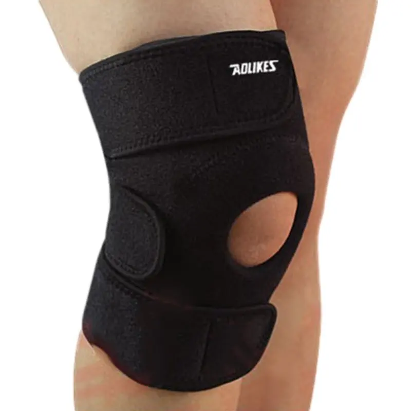 

1pc Elastic Knee Support Brace Kneepad Adjustable Patella Knee Pads Safety Guard Strap For Basketball