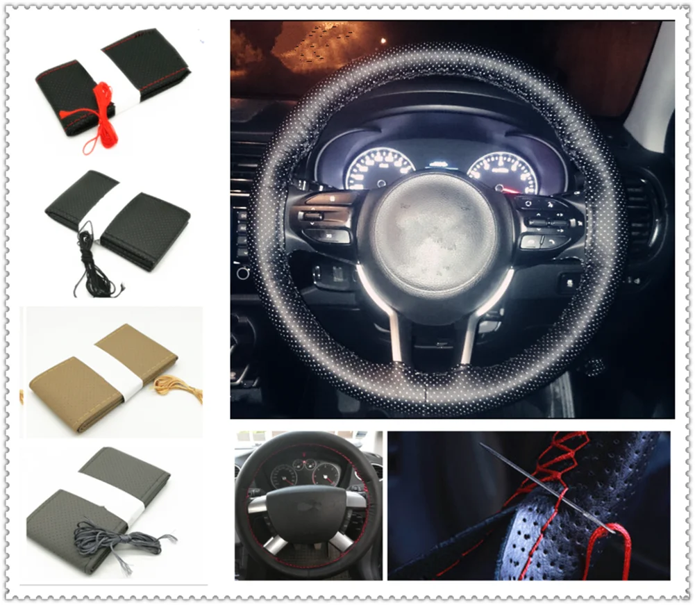 Чехол рулевого колеса автомобиля/диаметр 36 см 38 40 для Opel Astra g/gtc/j/h Corsa Antara Meriva Zafira