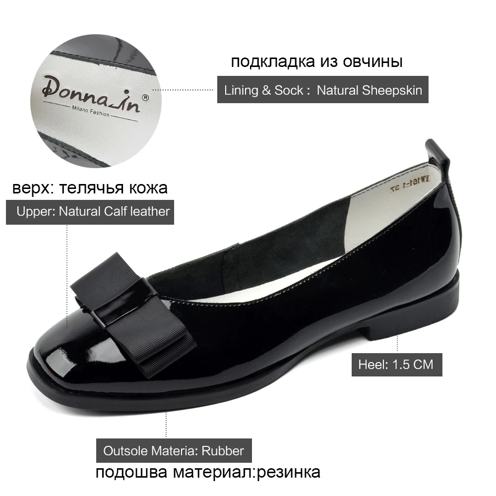 Donna-in/Балетки на плоской подошве; женские балетки из натуральной кожи; Летние повседневные черные и красные слипоны для женщин; слипоны; mocasin;