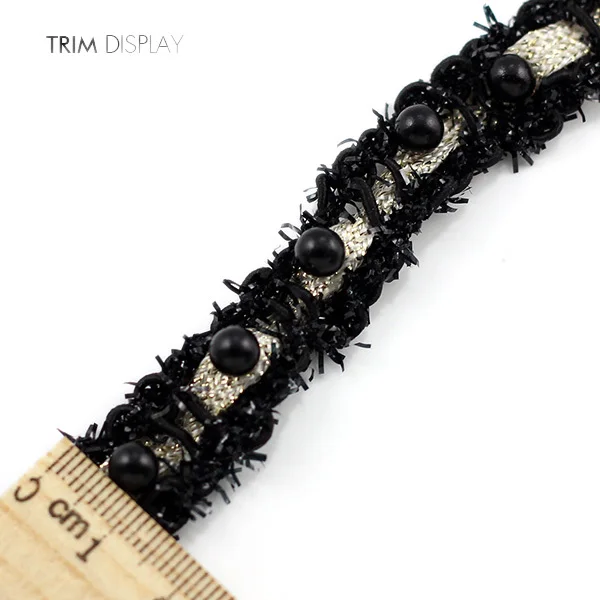 Бисерный жемчуг плетеная кружевная ткань лента отделка Аппликация Скрапбукинг