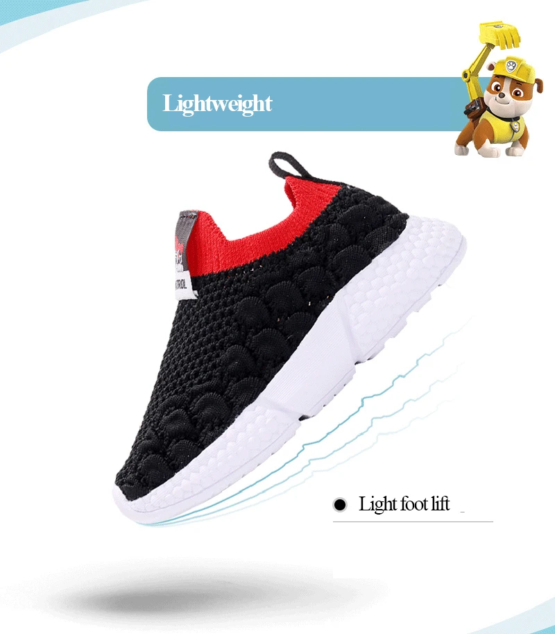 PAW PATROL/повседневная детская обувь; спортивная обувь для мальчиков и девочек; весенние Нескользящие дышащие мягкие кроссовки; детская обувь; размеры 21-30