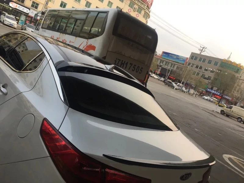 ABS Высокое качество для kia Optima K5 спойлер задний багажник крыша крыло задний спойлер K5 Грунтовка краска или черный белый цвет