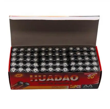 Dolidada 60 шт. HUADAO щелочные сухие батареи AA 1,5 В батареи для камеры, калькулятора, будильника, мыши, батареи дистанционного управления