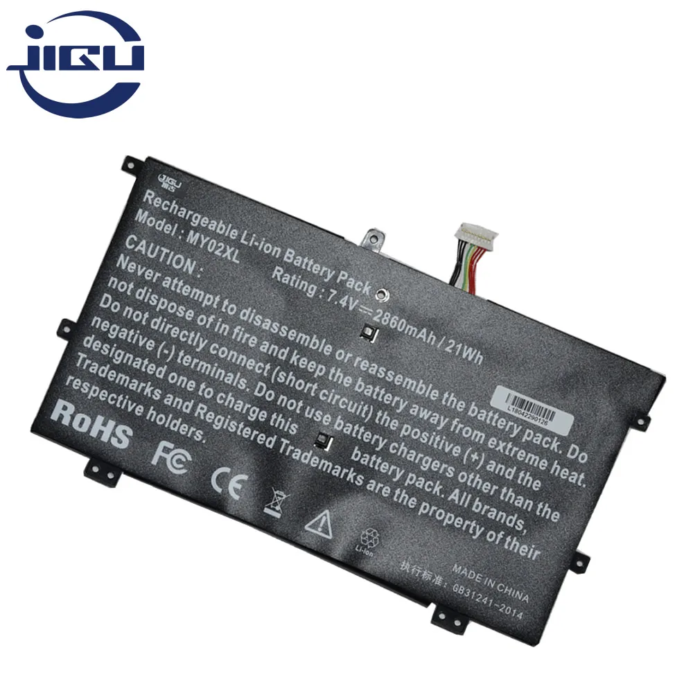 Батарея для ноутбука JIGU 721896 2B1 421 HSTNN DB5C DSB5C IB5C LB5C MY02021XL MY02XL TPN Q127 HP Pavilion 11 h000sg 3