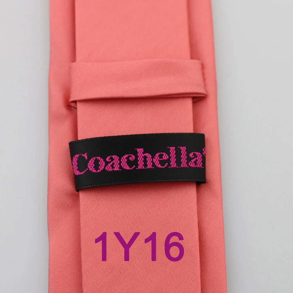Галстук YIBEI Coachella жаккардовый тканый галстук из микрофибры для мужчин однотонный