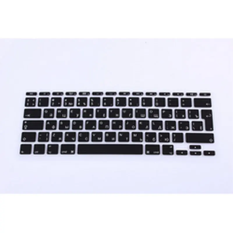 Мягкая силиконовая защитная клавиатура с буквами алфавита для apple MacBook Air 11 6 дюйма