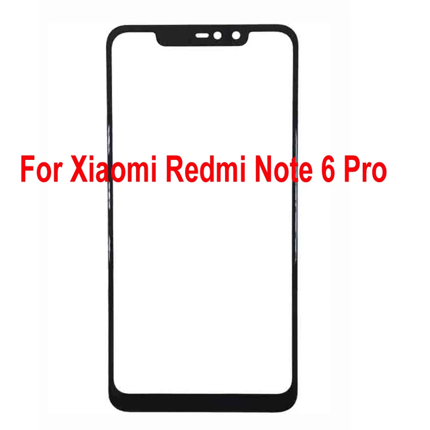 LTPro новый внешний верхний экран объектива Переднее стекло для Xiaomi Redmi 5/Redmi 5 Plus/Note