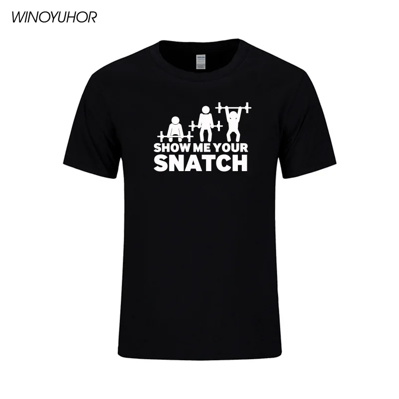 Покажите мне что ваш рывок Забавные футболки с принтом мужские летние