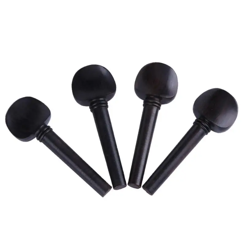 1 комплект (4 шт.) черные колышки для тюнинга скрипки Ebony Peg Музыкальные инструменты
