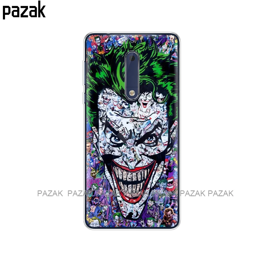 61447 Силиконовый чехол для Nokia 1, 2, 2,1, 3, 3,1, 5, 5,1 plus, чехол, мягкая задняя крышка из ТПУ для телефона, противоударный чехол, защитный бампер - Цвет: 61447