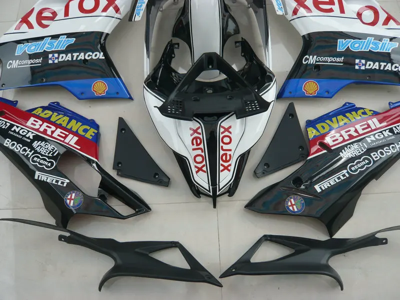 Комплект обтекателей для DUCATI 848 1098 07 08 09 10 11 12 ducati 1198 2007 2008 2011 комплект из АБС белого