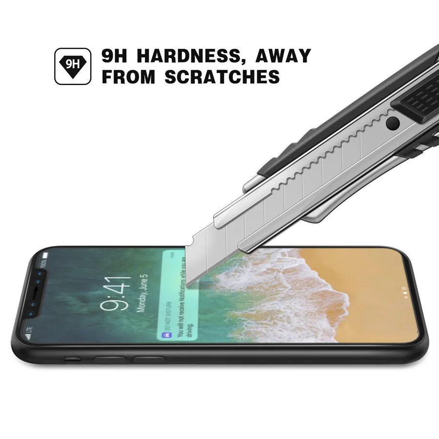 Спереди и сзади закаленное Стекло для Apple IPhone X iphonex Экран протектор 360 Полный