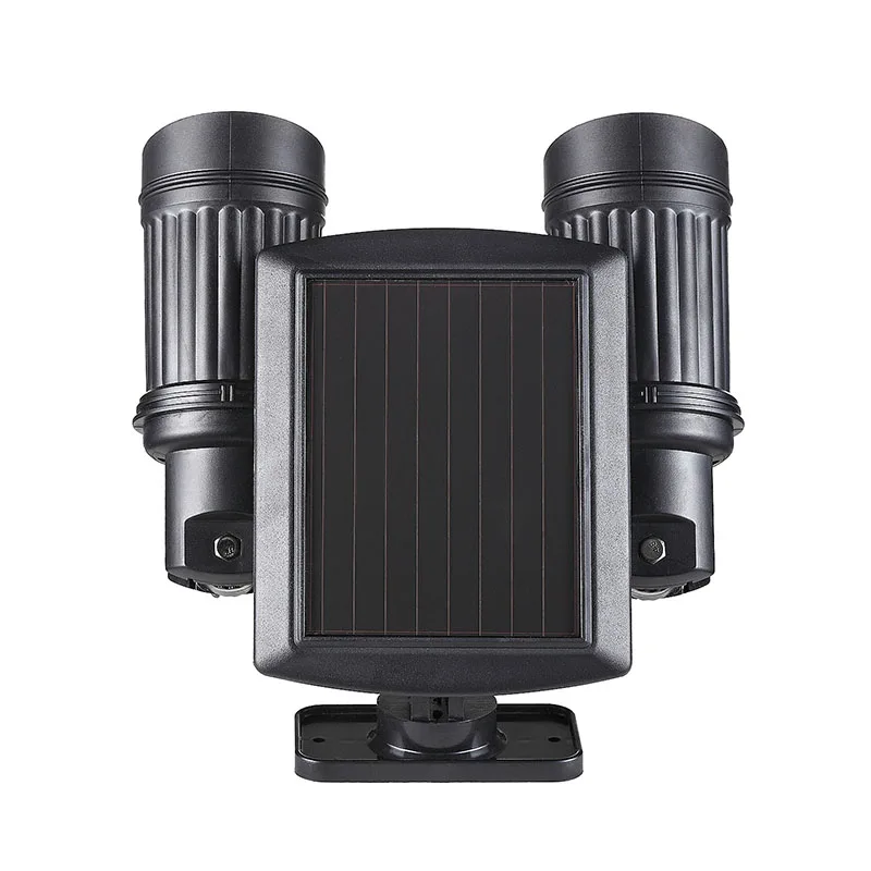 TAMPROAD Super Bright 14 LEDs Spotlight Outdoor Solar PIR Motion Sensor Wall Light Adjustable 180 Dual Heads LED Security Lamp | Лампы и