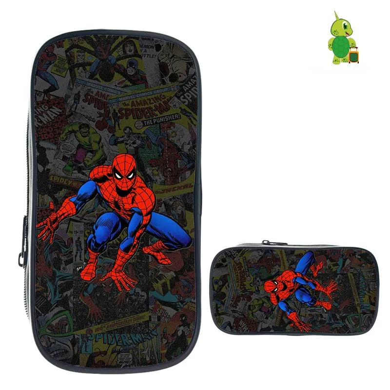 25 Spider Man Far From Home Pencil Case for Boys Girls Stationery Storage Bags Cosmetic Bag Kids School Supplies Makeup Bag - Color: 25
