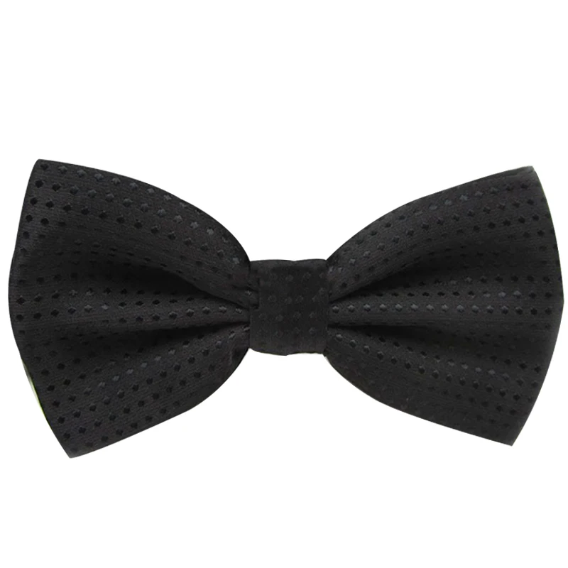a01 black Adult Галстук-бабочка для мужчин, Официальный галстук для мужчин, деловой Свадебный галстук-бабочка для маленьких мальчиков, мужская рубашка в горошек, подарок, TRAA0426 - Цвет: a01 black Adult