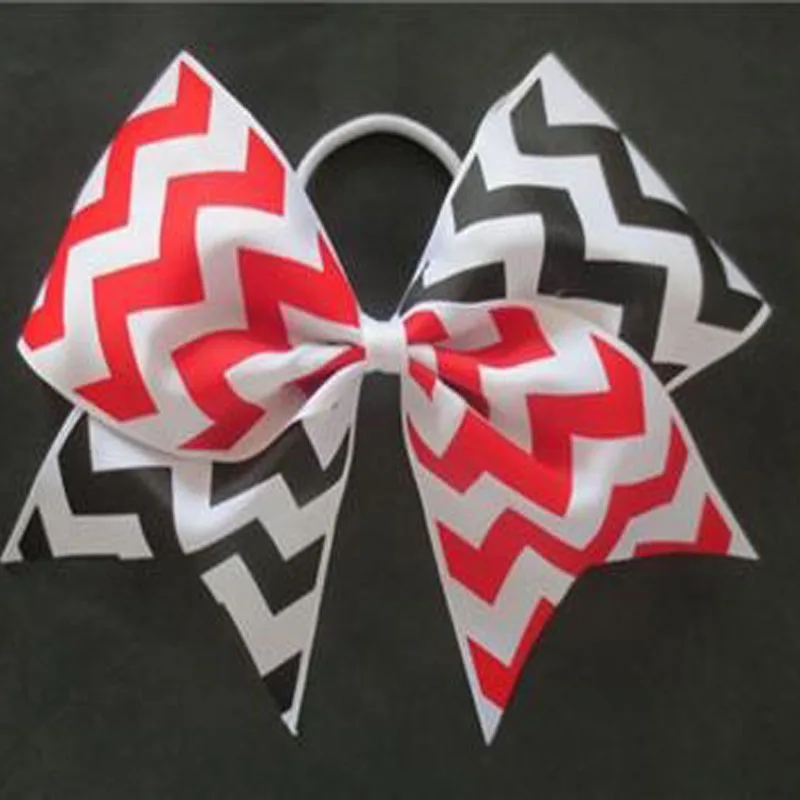 12pcs7 &quotдля девочек Cheer Луки корсажная лента для шевронов черлидера банты с