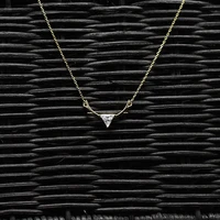 seanlov new high quality deer horn zircon pendant necklaces fashion jewelry gift for women
