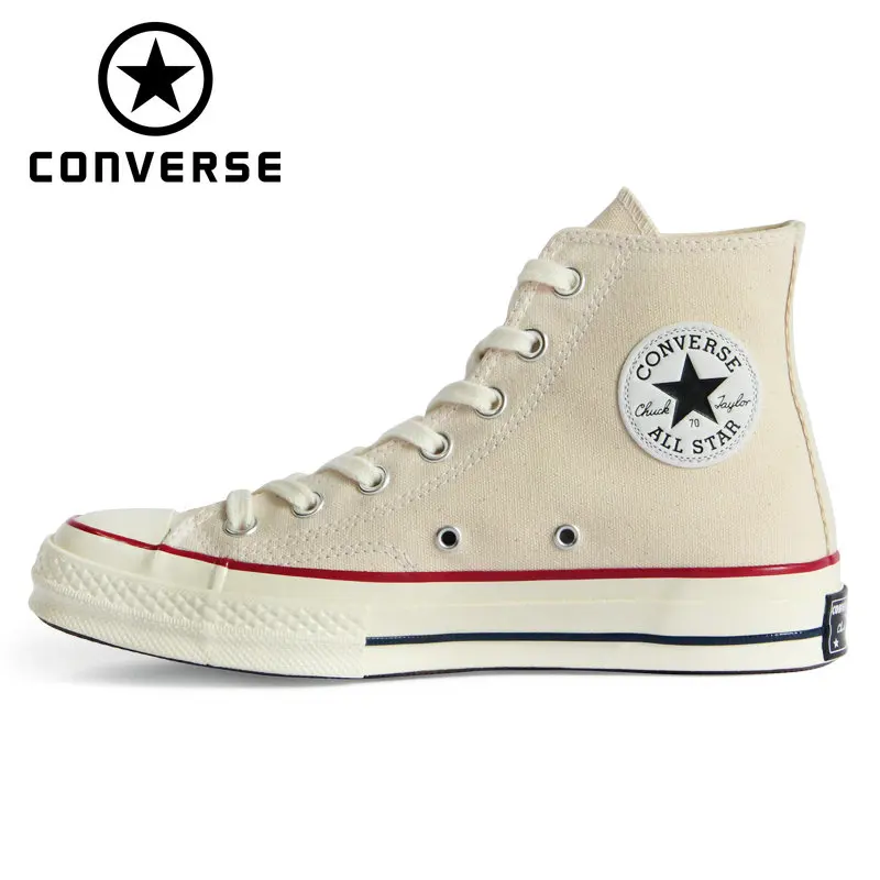 CHUCK 70 оригинальные конверсы 1970S all star обувь бежевые высокие мужские и женские унисекс кроссовки обувь для скейтбординга 162062C