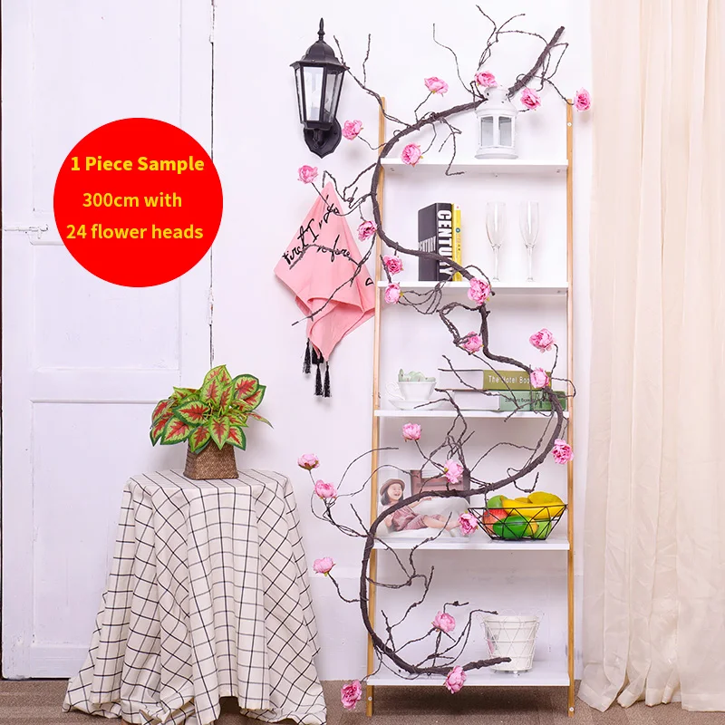 Шелковые цветы пион искусственная лоза Свадьба Home Party Decor Пион Шелковый цветок