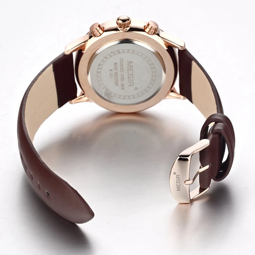 Часы Megir мужские наручные роскошные брендовые модные повседневные спортивные