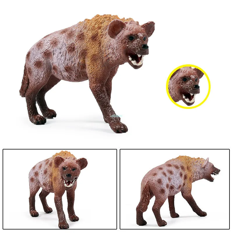 Симпатичная статуя щенка 2 дюйма стоящая гиена из АБС домашний декор подарок на