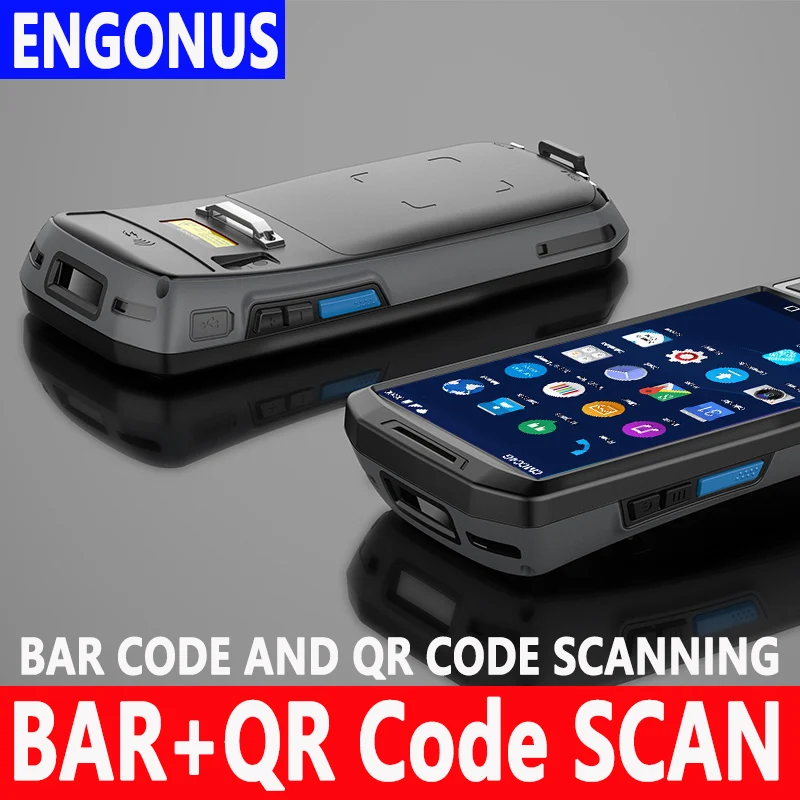 2D сканер штрих кода NFC android7 5 дюймов беспроводной портативный QR ручной кодов КПК