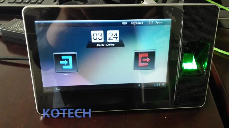 Бесплатная доставка! Biosmart Zpad ZKteco отпечаток пальца посещаемость времени Android