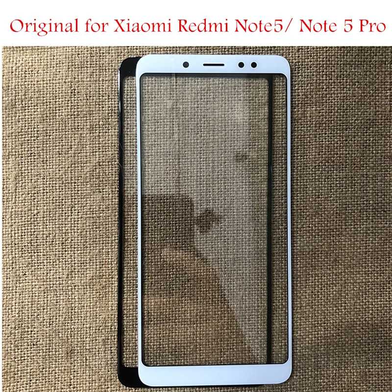 Для Xiaomi Redmi Note 5/Note 5 Pro сенсорный экран сенсор сенсорный экран со стеклянной панелью Панель переднее внешнее стекло Замена частей ремонт