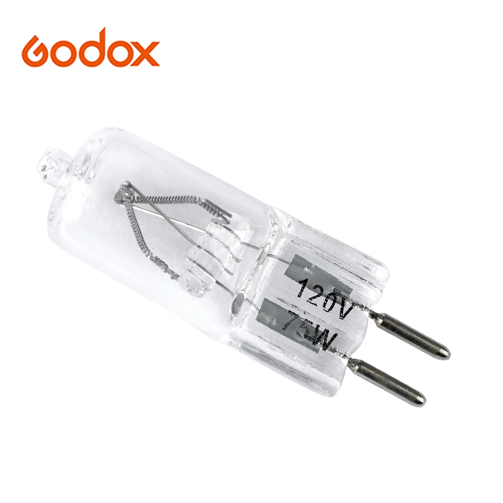 Godox 75 Вт 120 В моделирующая лампа для фотостудии компактная студийная вспышка