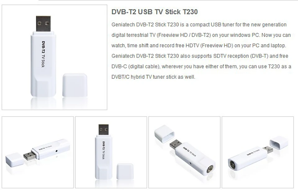 Цифровой спутниковый мини DVB-T2 usb ТВ-тюнер с антенной дистанционного HD ТВ-ресивера T230C DVB-C T2 DVB-T HD ТВ-Палка для windows