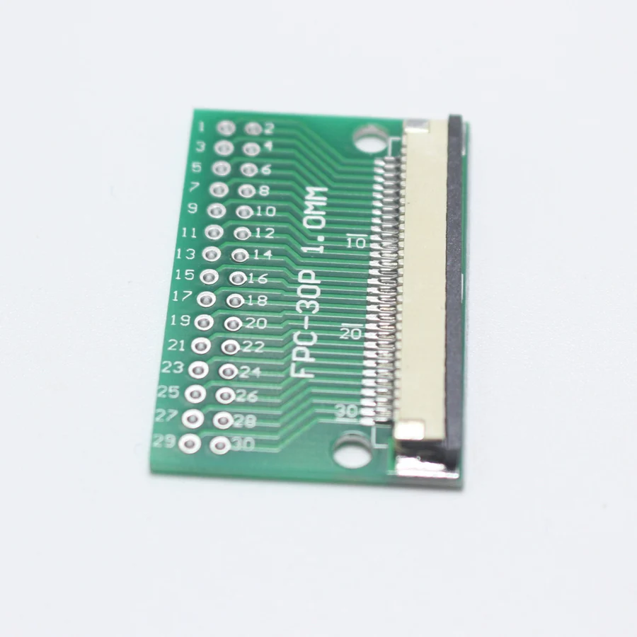 1 шт. 30P FPC Адаптерная пластина 0 мм шаг 30Pin Вниз Тип выдвижной штекер до 2 45 плоский